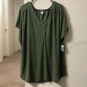 Old Navy Green Button Shirt